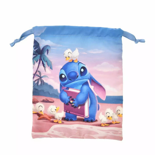 Pre-Order Disney Store JAPAN 2024 Stitch Day with Duck KINCHAKU Bag