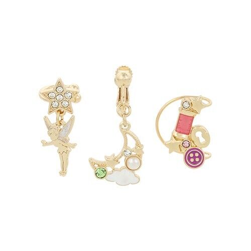 Pre-Order Tokyo Disney Resort 2024 Earrings & Ear Cuff Set Tinker Bell Peter Pan