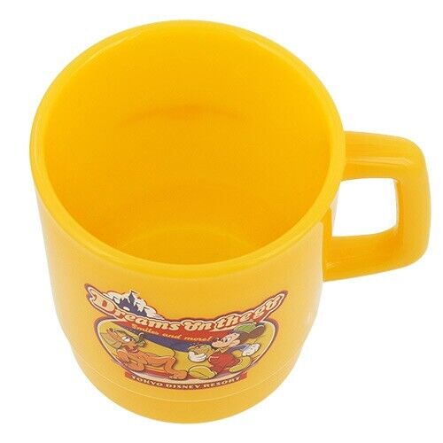 Pre-Order Tokyo Disney Resort 2024 Retro Dreams On The Go Mug Cup Yellow