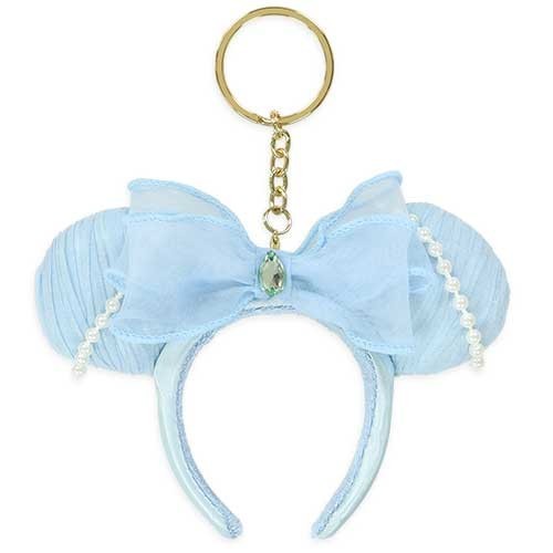 Pre-Order Tokyo Disney Resort 2024 Key Chain Headband Minnie Spangle Blue Dot