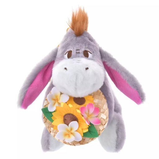 PreOrder Disney Store JAPAN 2024 Pooh Honey Day Plush Key Chain Straw Hat Eeyore