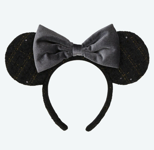 Pre-Order Tokyo Disney Resort 2024 New Headband Ears Minnie Black x Gray Sick