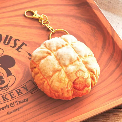 Pre-Order Disney Store JAPAN 2024 Plush Key  Chain Mickey 's Bakery Melon Pan