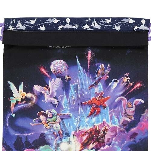 Pre-Order Tokyo Disney Resort 2024 Night Show Reach For The Stars KINCHAKU Bag