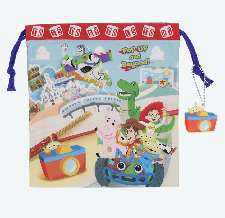 Pre-Order Tokyo Disney Resort KINCHAKU Bag Set 3 PCS Toy Story Pixar