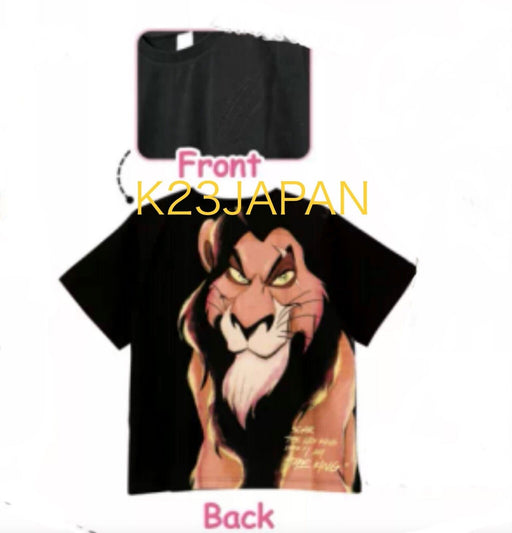 Pre-Order Disney Store JAPAN 2024 The Lion King 30th Scar T-Shirts FREE SIZE
