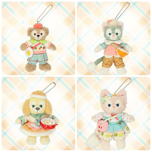 Pre-Order Tokyo Disney SEA 2025 Duffy Wonderful Kitchen Plush Badge 4 PCS Set