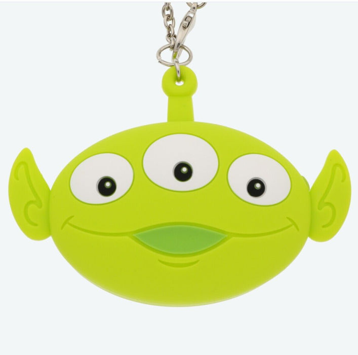 Pre-Order Tokyo Disney Resort Character Silicon Bag Charm Case Alien Green Men