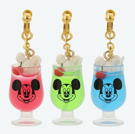 Pre-Order Tokyo Disney Resort 2024 Earrings Mickey Drink 3 Colors TDR