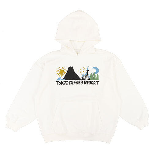 Pre-Order Tokyo Disney Resort 2023 Park Icon ECO Project Hoodie White