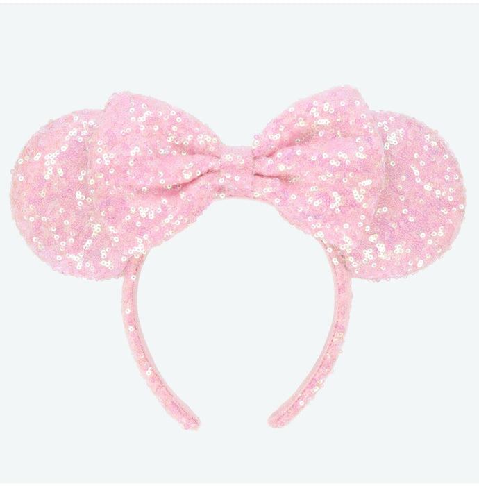 Pre-Order Tokyo Disney Resort 2024 Spangle Pink Minnie  Headband Ears
