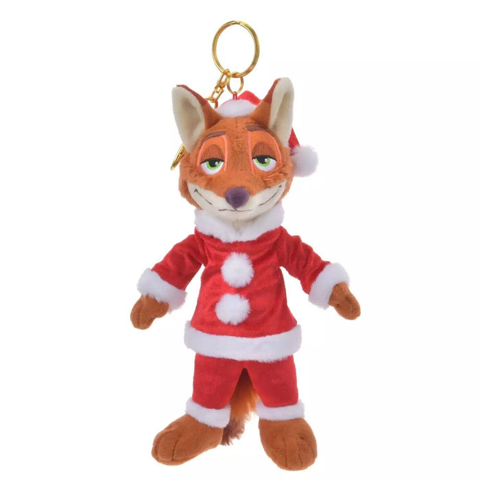 Pre-Order Disney Store JAPAN 2024 Christmas Plush Key chain Nick Zootopia