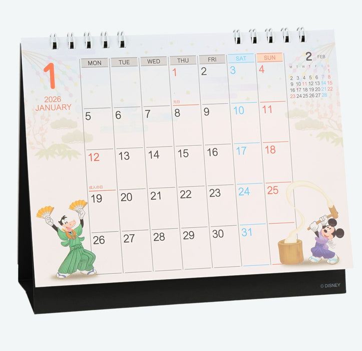 Pre-Order Tokyo Disney Resort 2026 Desktop Calendar Mickey
