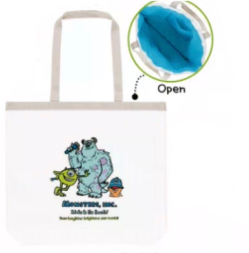 Pre-Order Tokyo Disney Resort 2024 Tote Bag Monsters Inc Ride & Go Seek! Mike