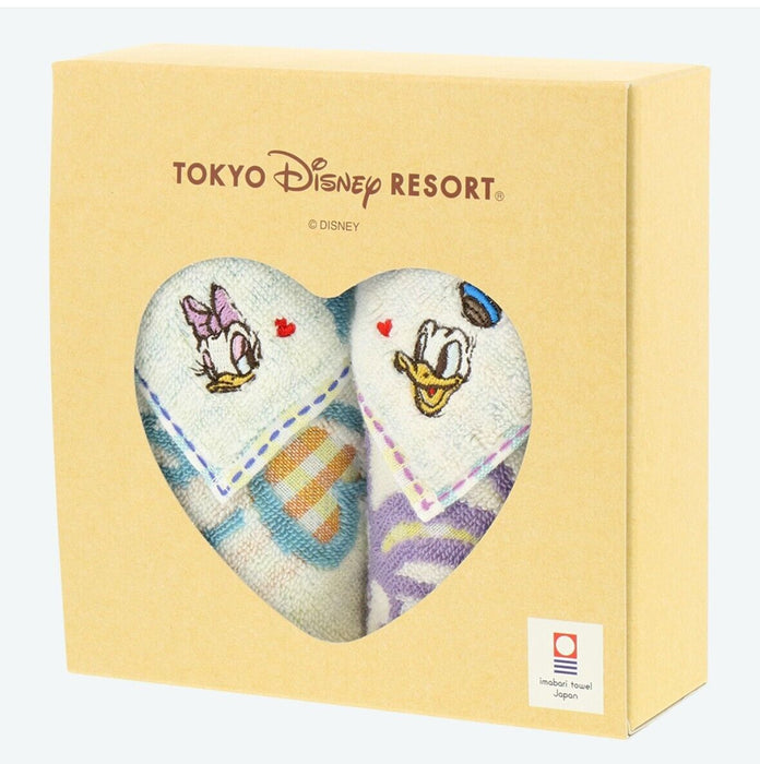 Pre-Order Tokyo Disney Resort 2024 IMABARI Mini Towel Set Donald & Daisy