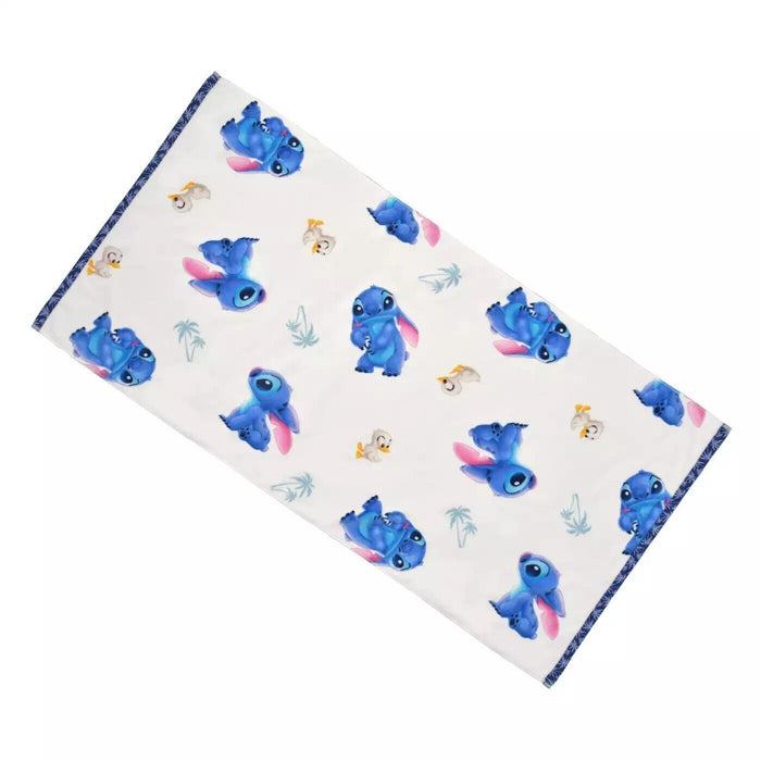 Pre-Order Disney Store JAPAN 2024 Stitch Day with Duck Wide Towel