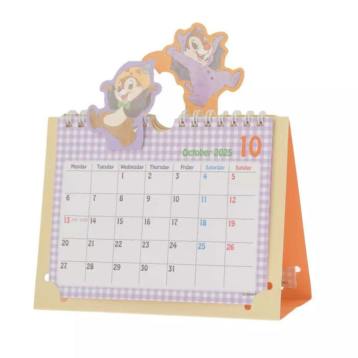 Pre-Order Disney Store JAPAN 2025 Desktop Calendar Chip & Dale JDS