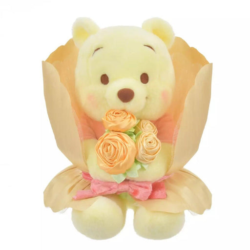 Pre-Order Disney Store JAPAN 2024 Plush Flower Bouquet Pastel Color Pooh