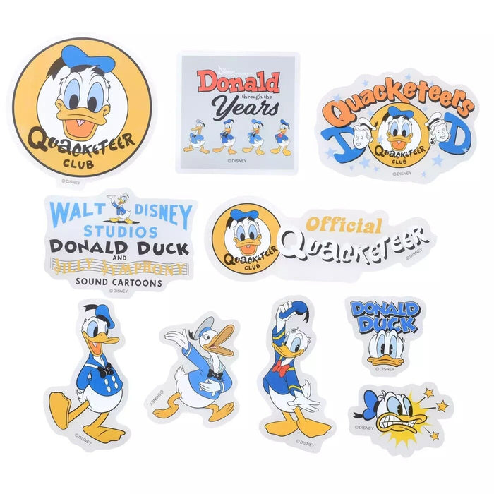 Pre-Order Disney Store JAPAN 2024 Donald Birthday 90th Sticker Set 24 PCS JDS