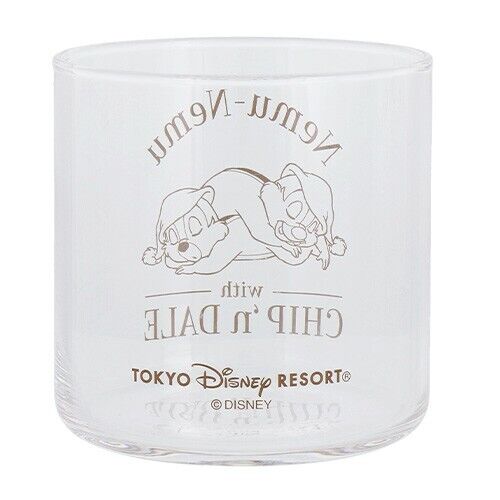 Pre-Order Tokyo Disney Resort 2024 Chip & Dale Sleeping Cup Glass Tumbler