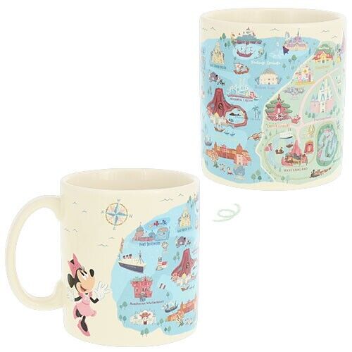 Pre-Order Tokyo Disney Resort 2024 TDL TDS Area Park Map Mug Cup Mickey