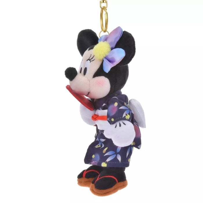 Pre-Order Disney Store JAPAN 2024 Plush Key Chain Japanese MATSURI Minnie