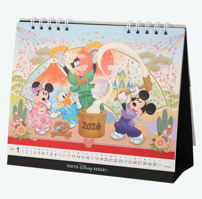 Pre-Order Tokyo Disney Resort 2026 Desktop Calendar Mickey