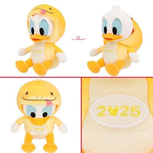 Pre-Order Tokyo Disney Resort 2025 New Year of Snake Plush Donald with Daisy