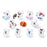 Pre-Order Tokyo Disney Resort 2023 TDR 40th Halloween Ghost Mickey Sticker set