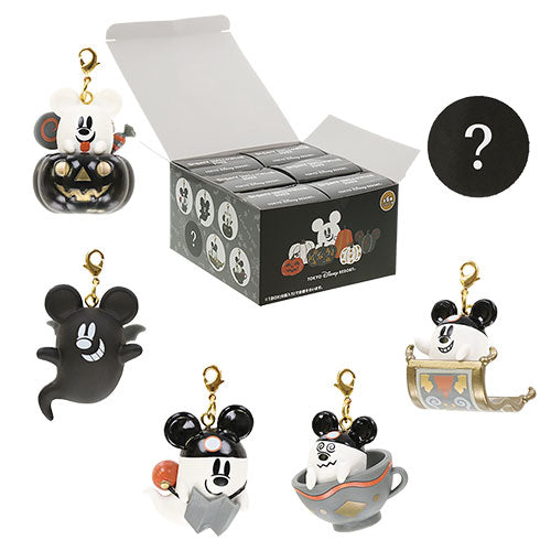 Pre-Order Tokyo Disney Resort 2023 TDR 40th Halloween Ghost Mickey Charm Set Full 6 PCS