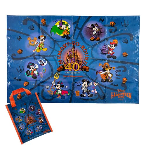 Pre-Order Tokyo Disney Resort 2023 TDR 40th Halloween Memory Go Round  Mickey Picnic Sheet