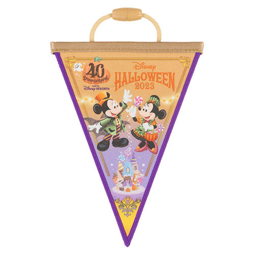 Pre-Order Tokyo Disney Resort 2023 TDR 40th Halloween Dream Garland Flag Mickey Minnie