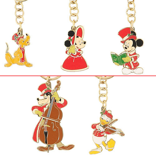 Pre-Order Tokyo Disney Resort 2023 Christmas Key chain 5 PCS Mickey Friends