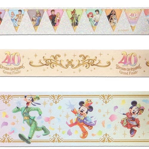Pre-Order Tokyo Disney Resort 2024 TDR 40th Grand Finale WASHI Tape Set