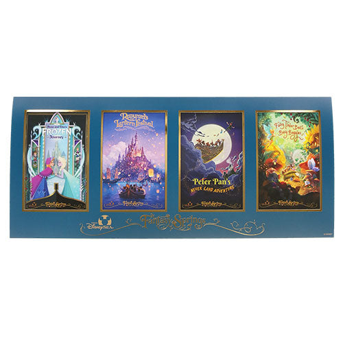 Pre-Order Tokyo Disney Resort 2024 TDS Fantasy Springs Postcard Set 4 PCS