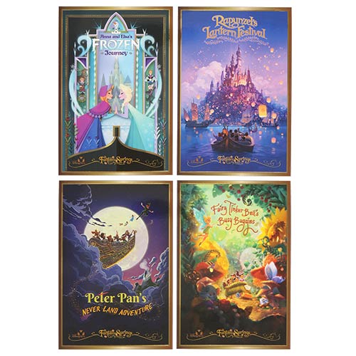 Pre-Order Tokyo Disney Resort 2024 TDS Fantasy Springs Postcard Set 4 PCS