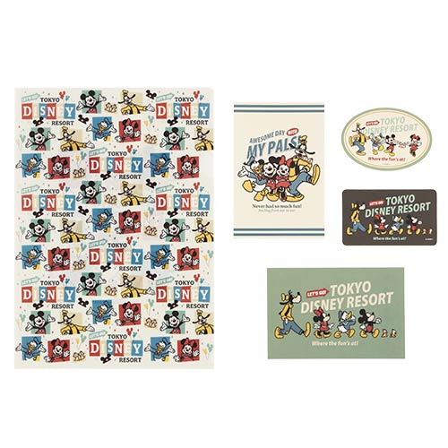 Pre-Order Tokyo Disney Resort 2024 Let's Go Tokyo Disney Resort Stationery Set