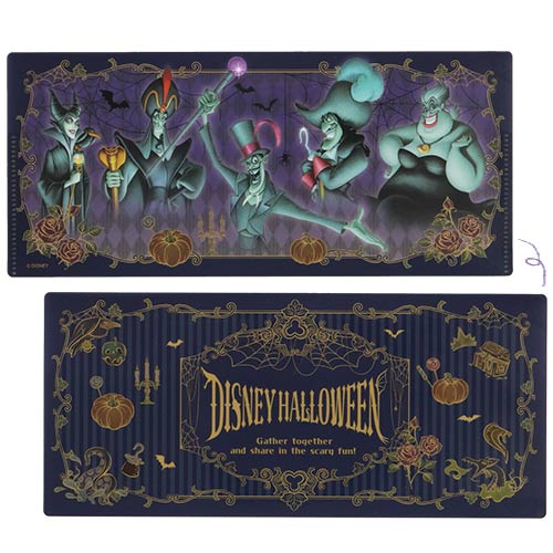 Pre-Order Tokyo Disney Resort Halloween 2024 TDL Parade Villains Clear Folder Set