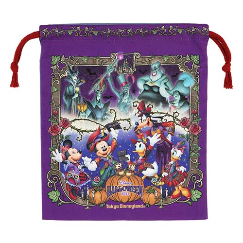 Pre-Order Tokyo Disney Resort Halloween 2024 TDL Parade Villains KINCHAKU Bag