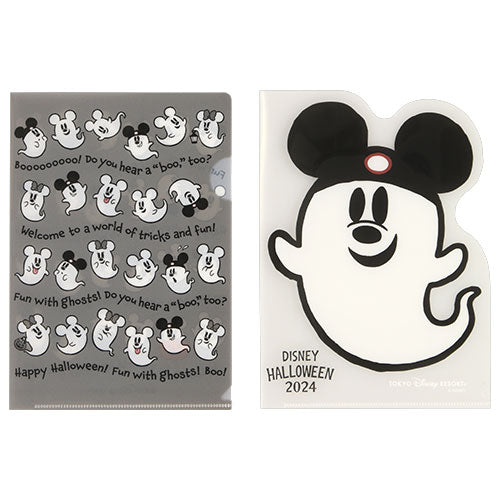 Pre-Order Tokyo Disney Resort Halloween 2024 Ghost Mickey Clear Folder