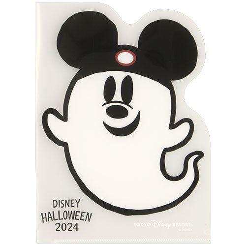 Pre-Order Tokyo Disney Resort Halloween 2024 Ghost Mickey Clear Folder