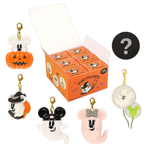 Pre-Order Tokyo Disney Resort Halloween 2024 Ghost Mickey Mini Figure Charm 6 PCS