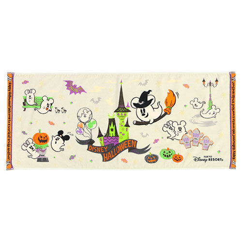 Pre-Order Tokyo Disney Resort Halloween 2024 Ghost Mickey Face Towel