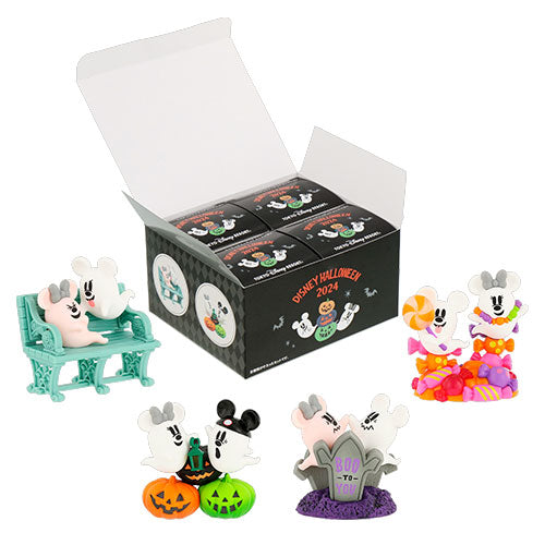 Pre-Order Tokyo Disney Resort Halloween 2024 Ghost Mickey Mini Figure Set 4 PCS