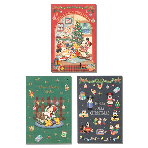 Pre-Order Tokyo Disney Resort 2024 Christmas Postcard Set Mickey Minnie 3 PCS