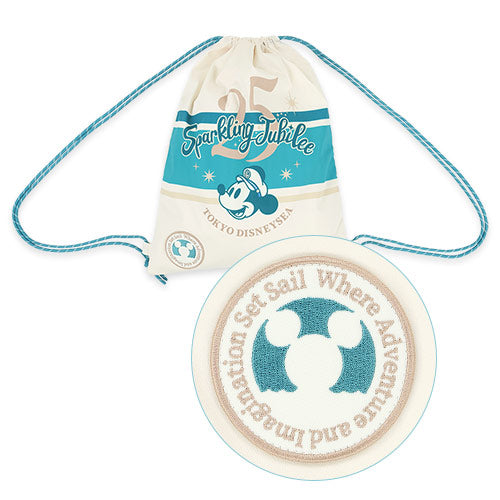 Pre-Order Tokyo Disney Resort 2026 TDS 25th Anniversary Drawstring Bag