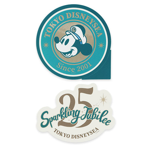 Pre-Order Tokyo Disney Resort 2026 TDS 25th Anniversary Sticker set Mickey Logo