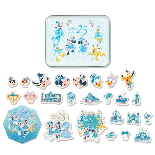 Pre-Order Tokyo Disney Resort 2026 TDS 25th Anniversary Sticker Set 25 PCS
