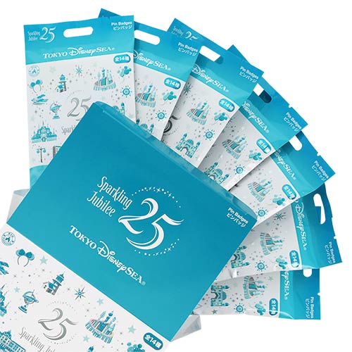 Pre-Order Tokyo Disney Resort Pin 2026 TDS 25th Anniversary 12 PCS BOX Set