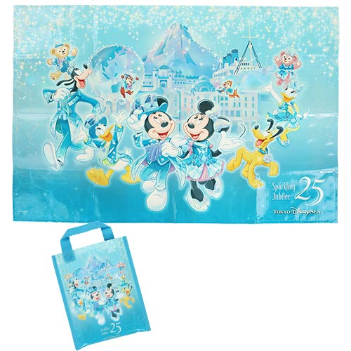Pre-Order Tokyo Disney Resort 2026 TDS 25th Anniversary Picnic Sheet with Bag